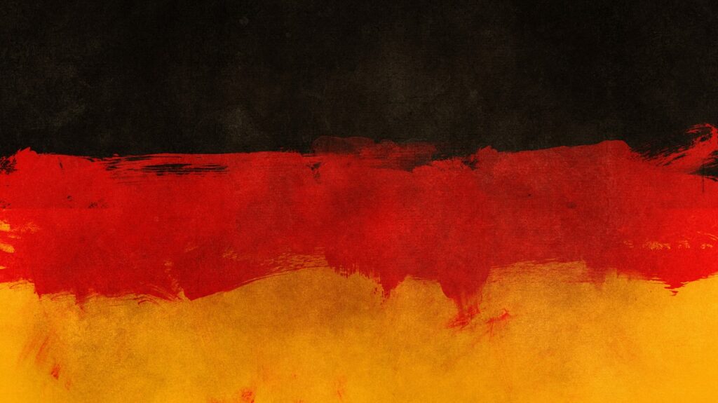Barwy flagi niemieckiej - czarny, czerwony i żółty